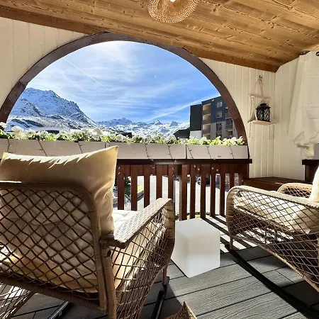 4 Flocons Or, 42 M2, Terrasse Sud Avec Vue Sur Les Glacier Appartement