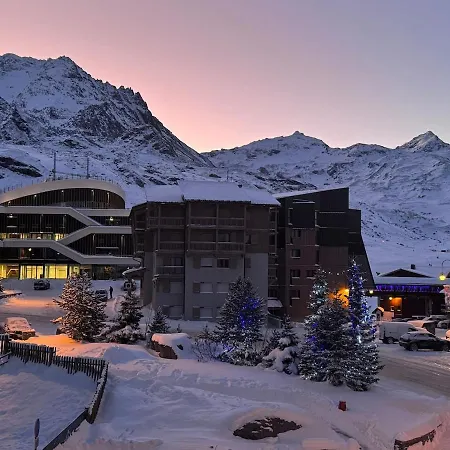 Appartement 4 Flocons Or, 42 M2, Terrasse Sud Avec Vue Sur Les Glacier Val Thorens