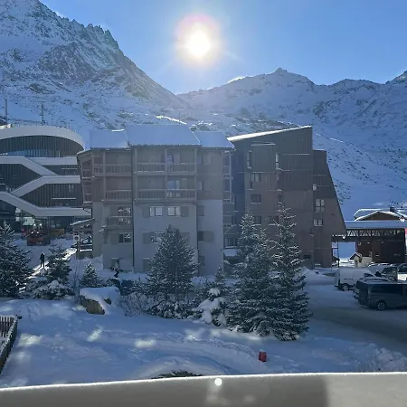 4 Flocons Or, 42 M2, Terrasse Sud Avec Vue Sur Les Glacier * Val Thorens