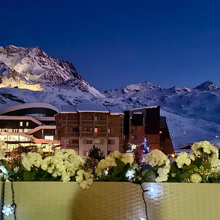 4 Flocons Or, 42 M2, Terrasse Sud Avec Vue Sur Les Glacier Val Thorens