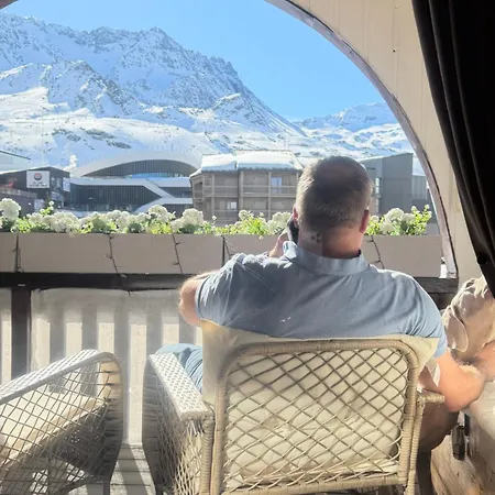 Apartment 4 Flocons Or, 42 M2, Terrasse Sud Avec Vue Sur Les Glacier