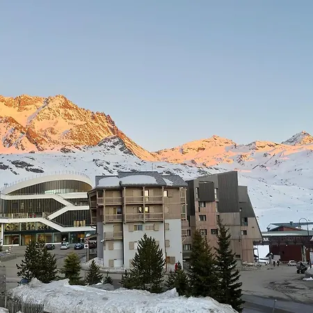 4 Flocons Or, 42 M2, Terrasse Sud Avec Vue Sur Les Glacier Apartment Val Thorens
